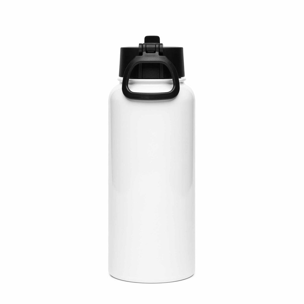Stainless steel water bottle with a straw lid - L2N2