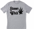 Stoner Witch Unisex Shirt Tee Clothing Horror Halloween