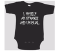 Strange Unusual Beetlejuice Childrens Bodysuit Newborn 24 Months Horror Halloween