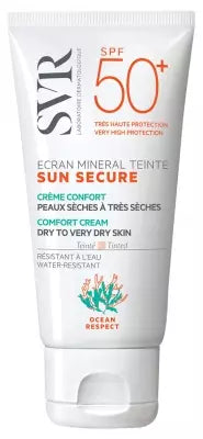 SVR Sun Secure Mineral Tinted Sunscreen SPF50+ for Dry to Very Dry Skin 60 g
