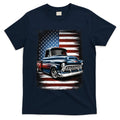 Truck American Flag 4th Of July Patriotic T-Shirt