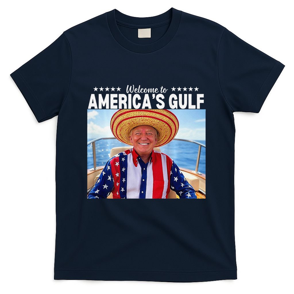 Trump AmericaS Gulf Mexico President Trump Sombrero T-Shirt