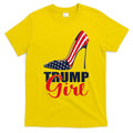 Trump Girl Stilettos High Heel American Flag Trump 2024 T-Shirt