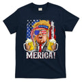 Trump Mullet 4th Of July USA American Flag Merica Trump 2024 T-Shirt