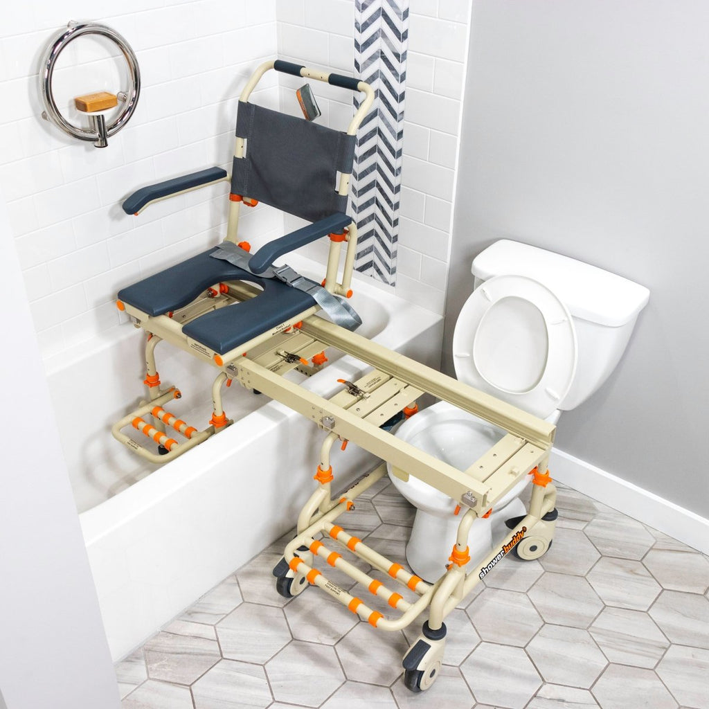 Tub Buddy Shower Chair Over the Bath