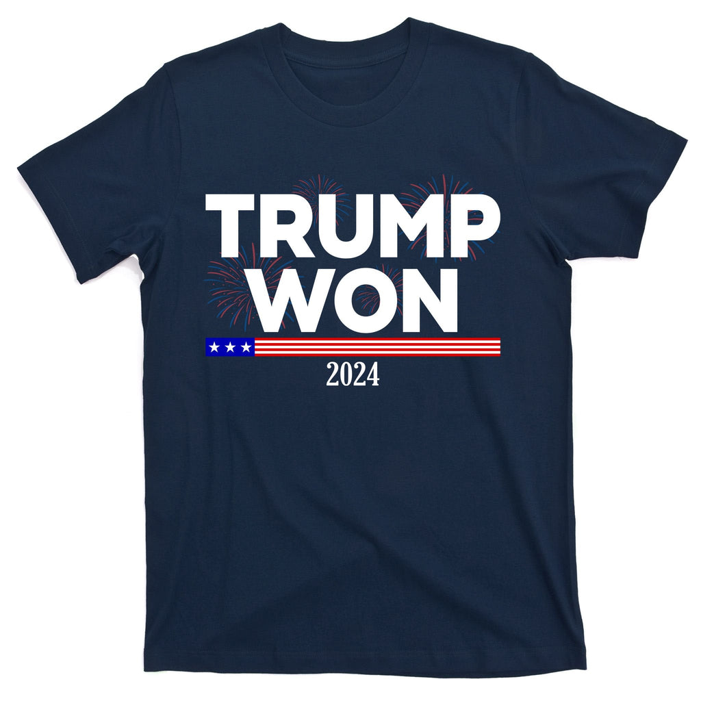 Trump Won 2024 Election 47th President T-Shirt