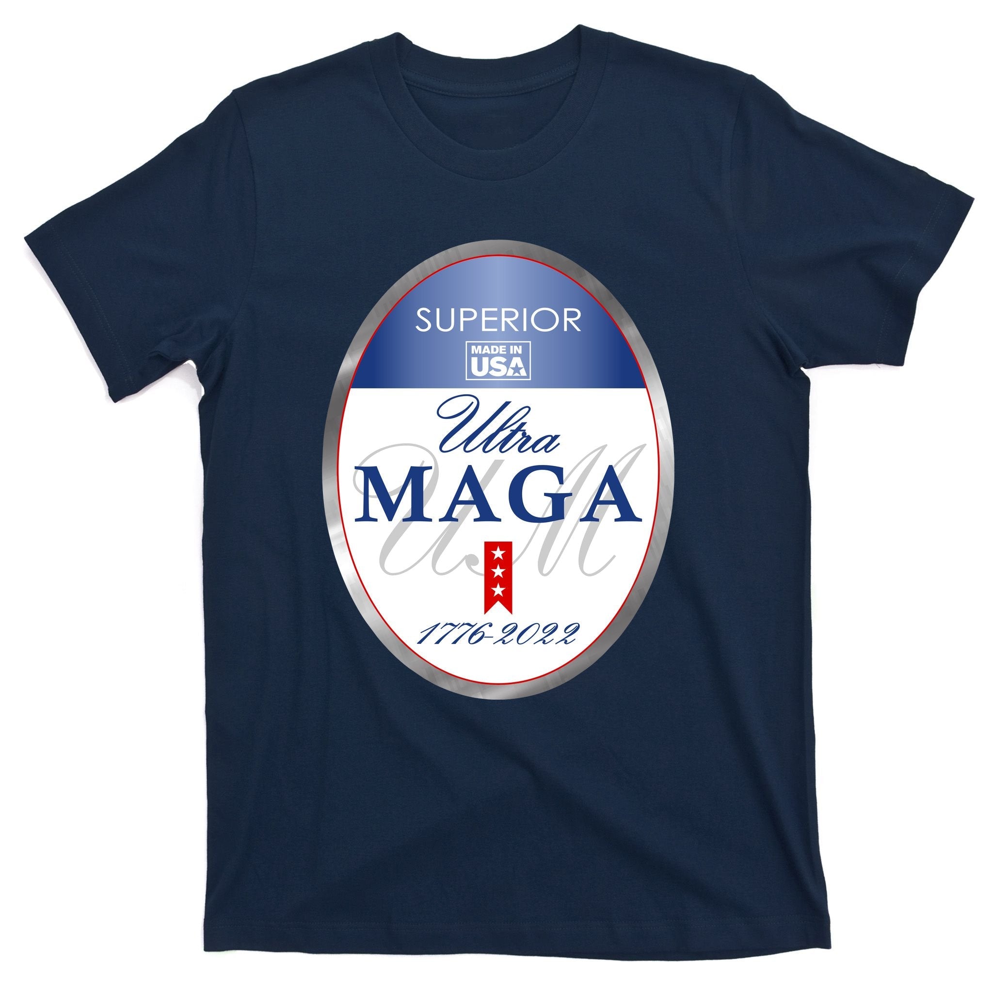 Ultra MAGA Superior 1776 2022 Parody Trump 2024 Anti Biden T-Shirt