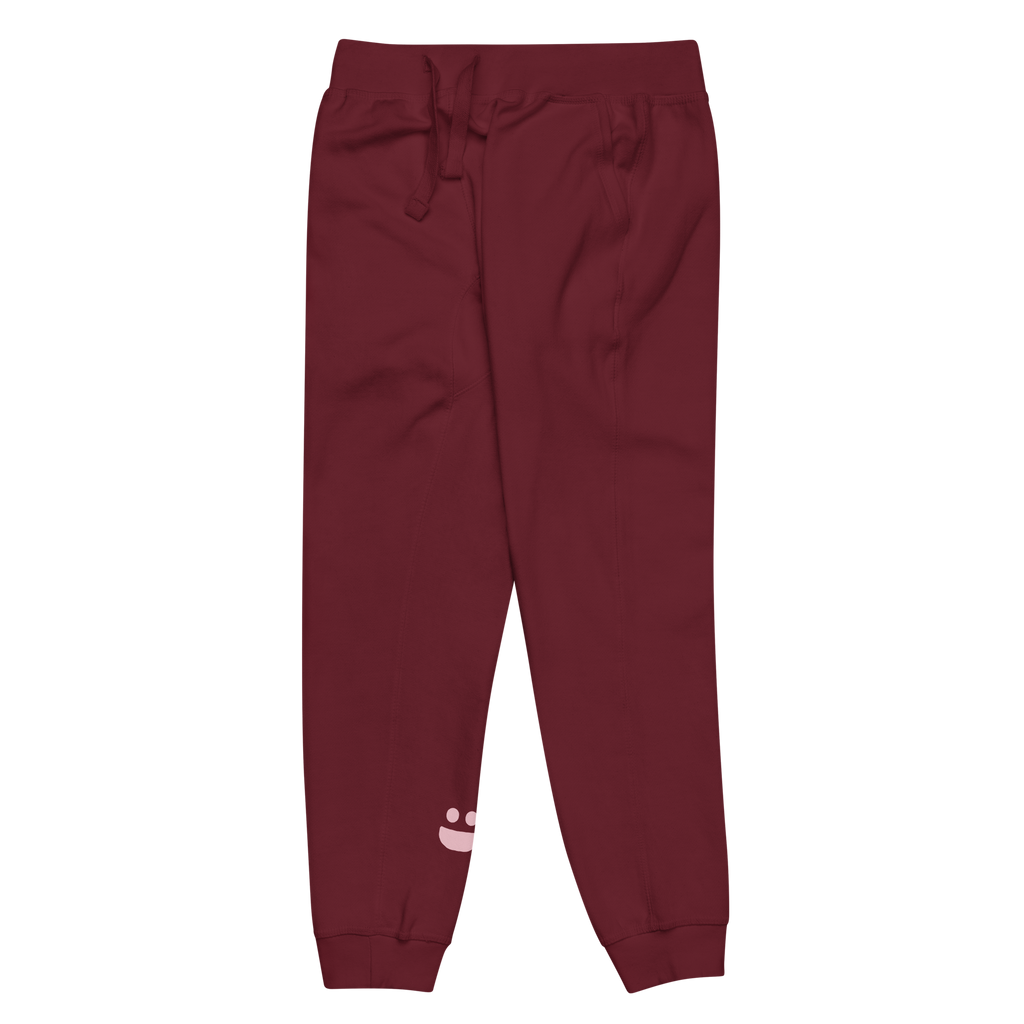 Maroon Fleece Sweatpants