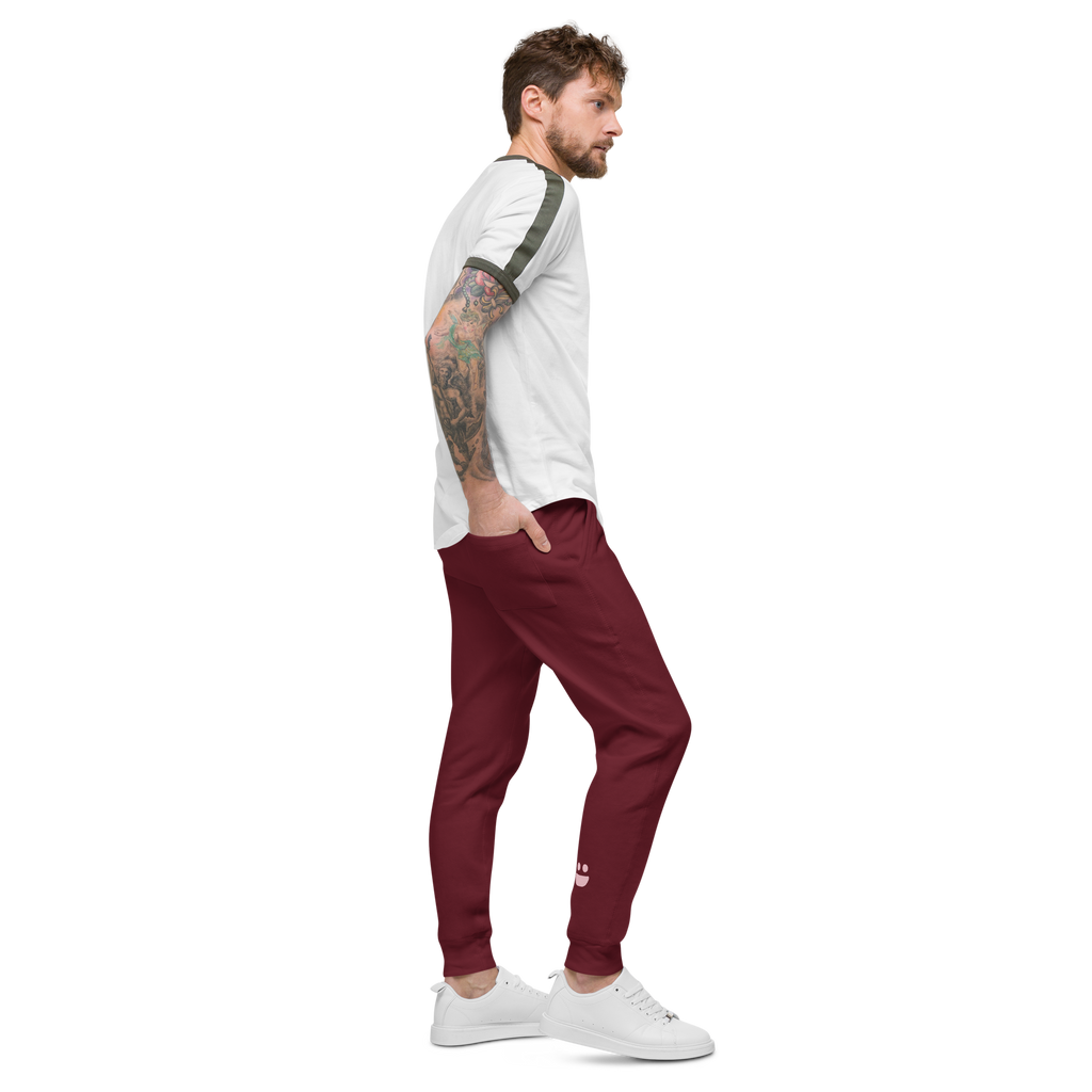 Maroon Fleece Sweatpants