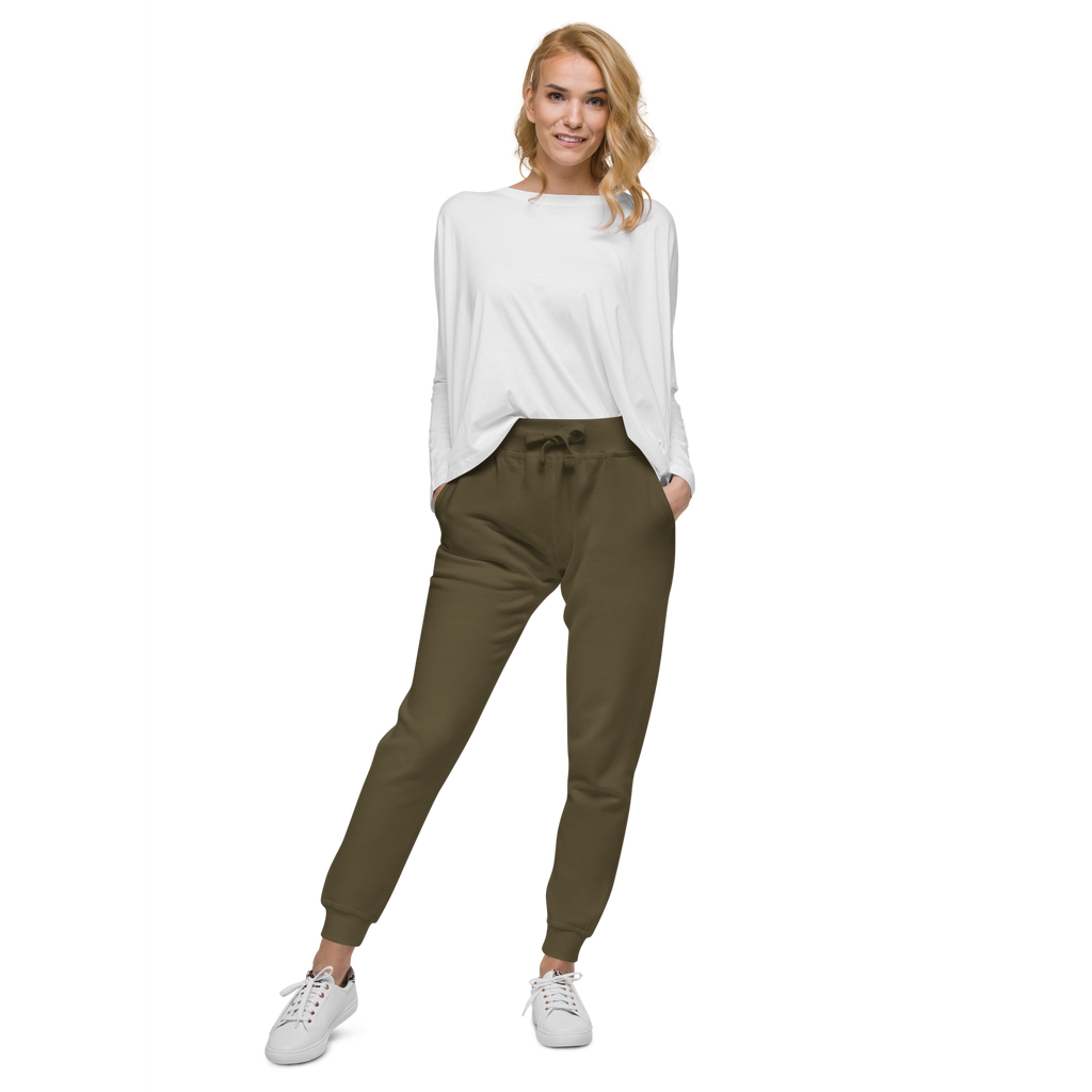 Olive Fleece Sweatpants