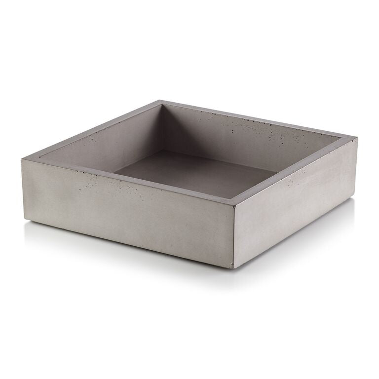 Concrete Napkin/Valet Bin: Gray