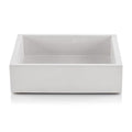 Concrete Napkin/Valet Bin: White