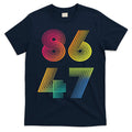 Vintage 86 47 Tie Dye Anti Trump 47 Anti Trump President T-Shirt
