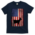Vintage American Flag Goat 4th Of July Patriotic Gift T-Shirt