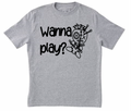 Wanna Play Voodoo Doll Unisex Shirt Tee Clothing Horror Halloween