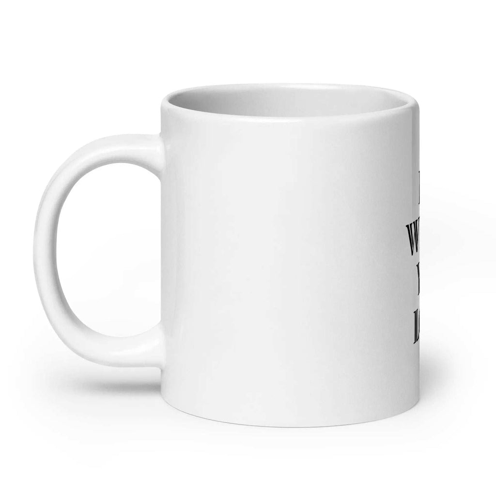 White Glossy Ceramic Mug - L2N2