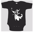 Zero Nightmare Before Christmas Childrens Bodysuit Newborn - 24 Months Horror Halloween Metaphysical